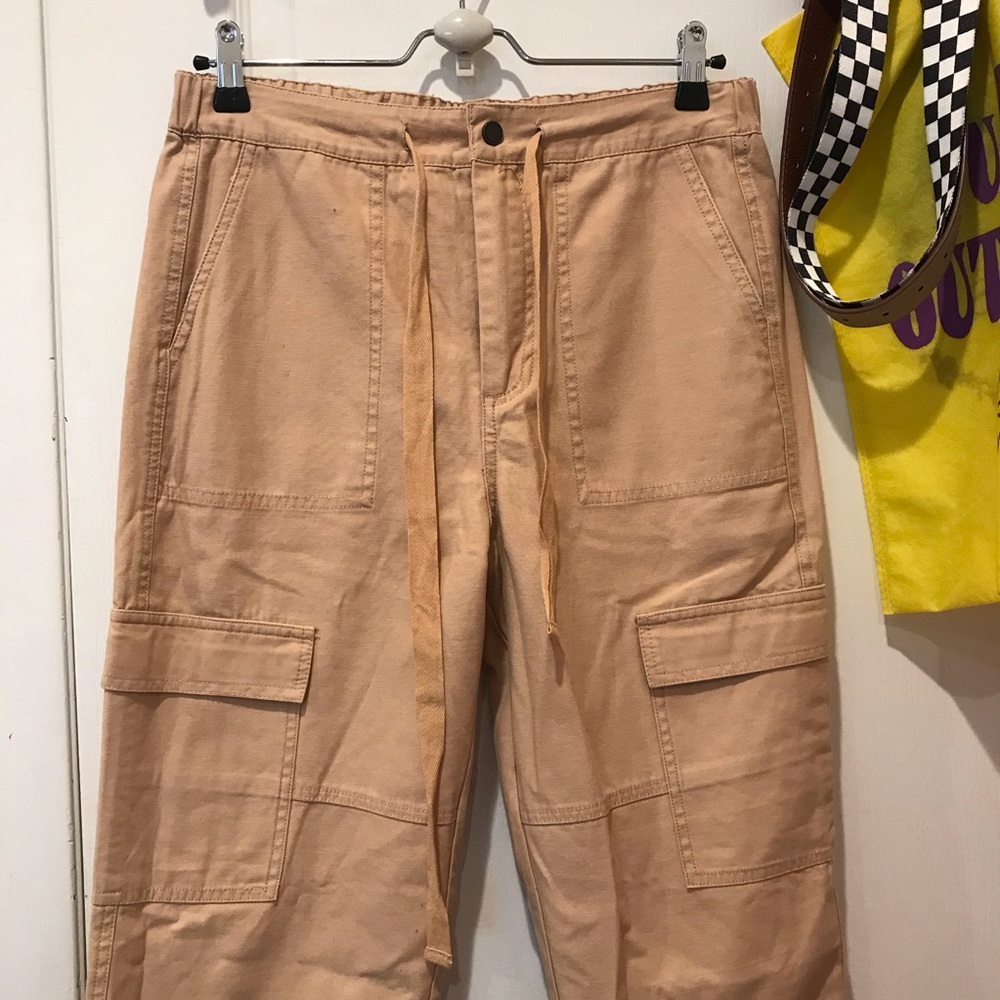 brand new khaki cargo pants